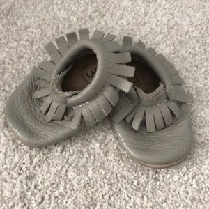 Infant size 3 minimocs (heyfolks)